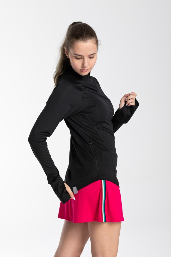 Bluza ze Stójką Czarna